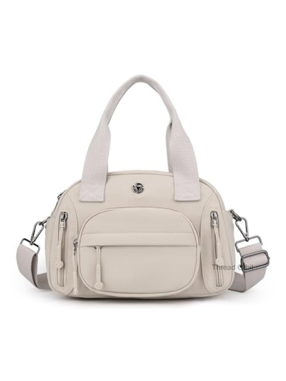 Nylon Shoulder Bag Small Purse for Women Multiple Pockets Crossbody